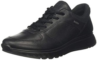 ecco 爱步 Exostride M系列 GORE-TEX 低帮运动鞋 Black 41码