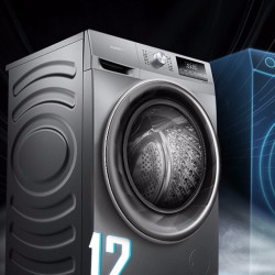 8元】容声滚筒洗衣机_ronshen 容声 rg10148bjz 滚筒洗衣机 墨韵灰