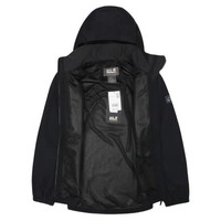 Jack Wolfskin 狼爪 ACTIVE OUTDOOR系列 男子冲锋衣 5020891-6000 黑色 XS