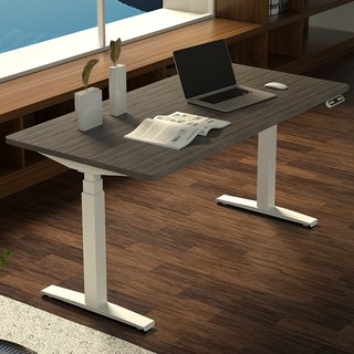 ELYDO 蓝立哆 H3 Ultra 电动升降桌 白色+胡桃木色 1.4m