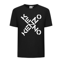 黑卡会员：KENZO 凯卓 男士logo圆领T恤