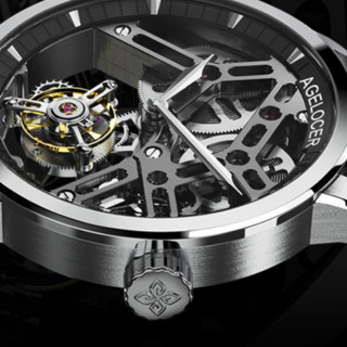 AGELOCER 艾戈勒 BOSCH TOURBILLON博世陀飞轮系列 40毫米手动上链腕表 9001A1