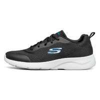 SKECHERS 斯凯奇 SPORT系列 Dynamight 2.0 男子跑鞋 894008/BKW 黑色/白色 46