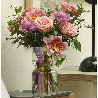 PLUS会员：FlowerPlus 花加 混合鲜花 含花瓶 周一收