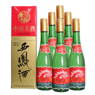 西凤酒 高脖绿瓶 2006年 55%vol 凤香型白酒 500ml*12瓶 整箱装