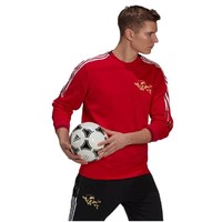 adidas 阿迪达斯 MUFC CNY CR SWT 男子套头衫 GK9440 天然红 XL