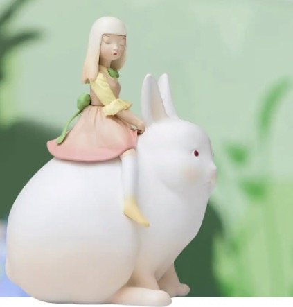 可米生活 白夜童话经典系列 月光果冻兔Mini