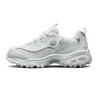 SKECHERS 斯凯奇 D'lites 1.0 女子休闲运动鞋 13144/WMLT 白色/多彩色 38