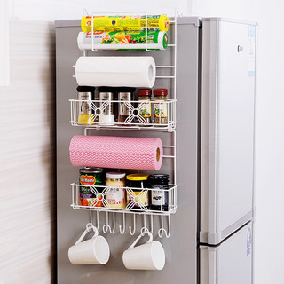 ORANGE 欧润哲 厨房冰箱侧挂架 白色 加大版