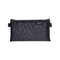 M&G 晨光 透明网纱笔袋 黑色 单个装