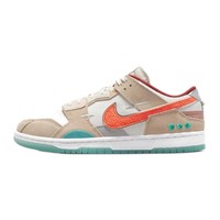 NIKE 耐克 Dunk Scrap 男子休闲运动鞋 DQ4975-181 卡其色/白色/橘色 41