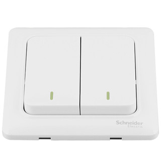 Schneider Electric 施耐德电气 Brillyn睿意系列 A3E32_1A 二开单控开关 白色