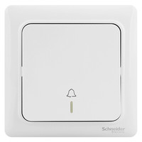 Schneider Electric 施耐德电气 Brillyn睿意系列 A3E31BPB 门铃开关 白色