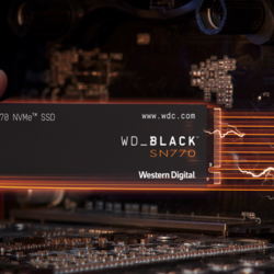 Western Digital 西部数据 SSD固态硬盘 SN770 1T 游戏硬盘 NVMe M.2 固态硬盘PCI-E4.0