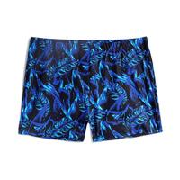 YOUYOU 佑游 男子平角泳裤 荧光/蓝草 L