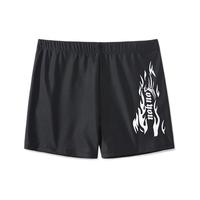 YOUYOU 佑游 男子平角泳裤 银色/火焰 L