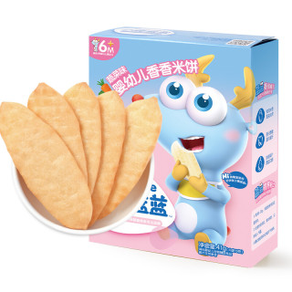 deer blue 小鹿蓝蓝 婴幼儿香香米饼 蔬菜味 41g
