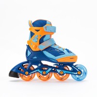 DECATHLON 迪卡侬 Fit3 Jr 儿童轮滑鞋 8283697 橙蓝色