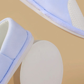 十月结晶 SH359 月子鞋 拼色款 蓝色 38码