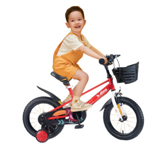 Happy Dino 小龙哈彼 LB1450-U014R 儿童自行车 14寸 红色