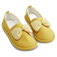 十月结晶 SH359 月子鞋 蝴蝶结款 淡莹黄 40码