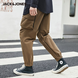 JACK&JONES 杰克琼斯 工装裤加厚加绒冬季新款潮流机能
