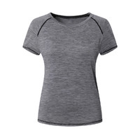 Beaume 北客 夏季薄款瑜伽服女式短袖T恤简约舒适运动T恤跑步服