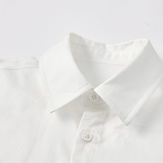 BoBDoG 巴布豆 WBW1SC128 男童衬衫 白色 110cm