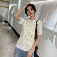 CHERRYKOKO 小众时尚女装2020夏季上衣T恤连衣裙ins