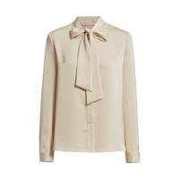 HOPESHOW 红袖 女士雪纺衫 90220360301 米色 XL