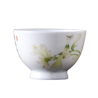 中工美皇家京瓷系列十二花神茶杯7 2 4 8cm 七月玉簪花神 报价价格评测怎么样 什么值得买