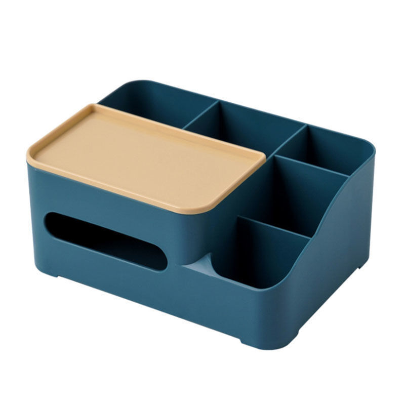 侑家良品 ZJH-6688 抽纸收纳盒 侧抽款 大号 蓝黄