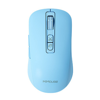 MiMouse 咪鼠科技 M4 2.4G蓝牙 双模无线鼠标 浅蓝色