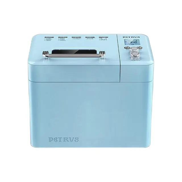 柏翠（petrus）面包机 全自动家用静音撒果料 多功能和面PE9709（典雅蓝）