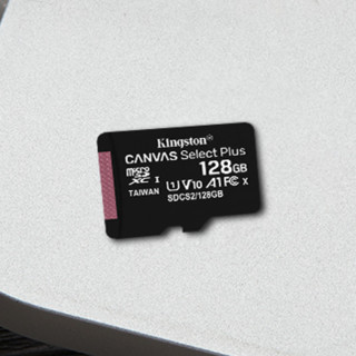 Kingston 金士顿 SDCS2/128GB Micro-SD存储卡 128GB（UHS-I、V10、U1、A1）+USB 3.0读卡器