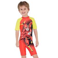 F.DYRAA 梵迪拉 儿童连体式泳衣 黄色/橙色 M