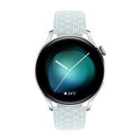 HUAWEI 华为 WATCH 3休闲手表灰蓝尼龙表带（钢色）（时尚款）