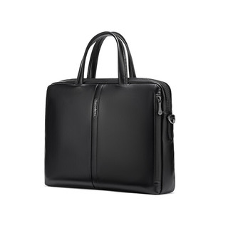 Samsonite 新秀丽 TETHYS系列 男士牛皮公文包 NP7*09001 黑色 中号