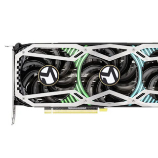 MAXSUN 铭瑄 MS-GeForce RTX 3080Ti Turbo X3 12G 显卡 12GB 黑银色