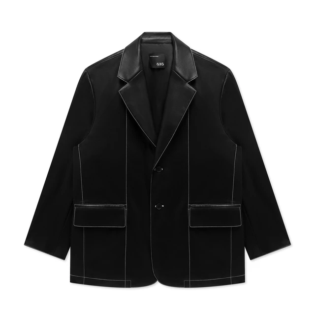 GXG 斯文系列 男士皮夹克 10C101001H