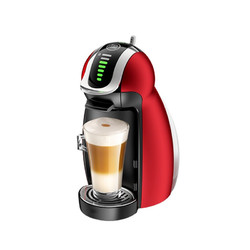 Dolce Gusto 9771 胶囊咖啡机+黑咖星巴克胶囊 红色