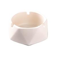 HAOXIANG 豪祥 陶瓷烟灰缸 10.3*6.2cm 白