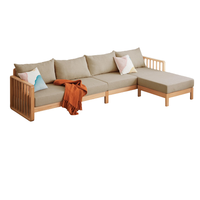 WEISHAYUANMU 维莎原木 c0189 简约布艺沙发 四人位 咖色