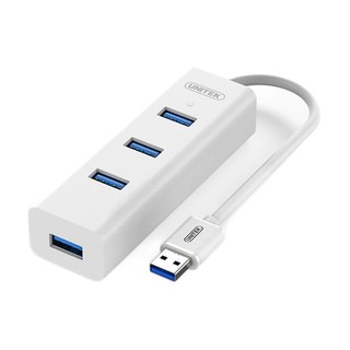 UNITEK 优越者 Y-3089 USB3.0集线器 一分四 0.6m 简约白