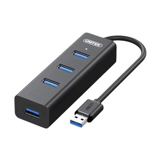 UNITEK 优越者 Y-3089 USB3.0集线器 一分四 0.6m 简约黑
