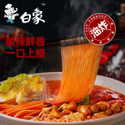 baixiang白象酸辣粉大辣娇骨汤酸辣粉130g6桶