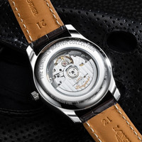 LONGINES 浪琴 L2.919.4.78.3 名匠系列 月相机械皮带男表