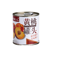 果家人 黄桃罐头 312g*6罐