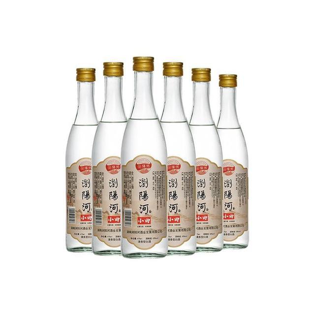 LIUYANGHE LIQUOR 瀏陽河小曲50%vol 清香型白酒475ml*6瓶整箱装