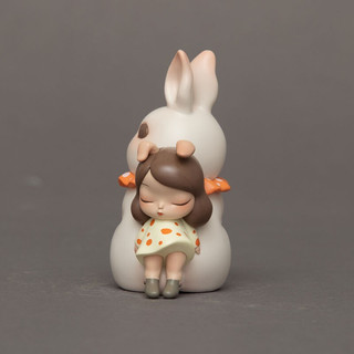 可米生活 白夜童话系列 七月兔 可爱桌面摆件